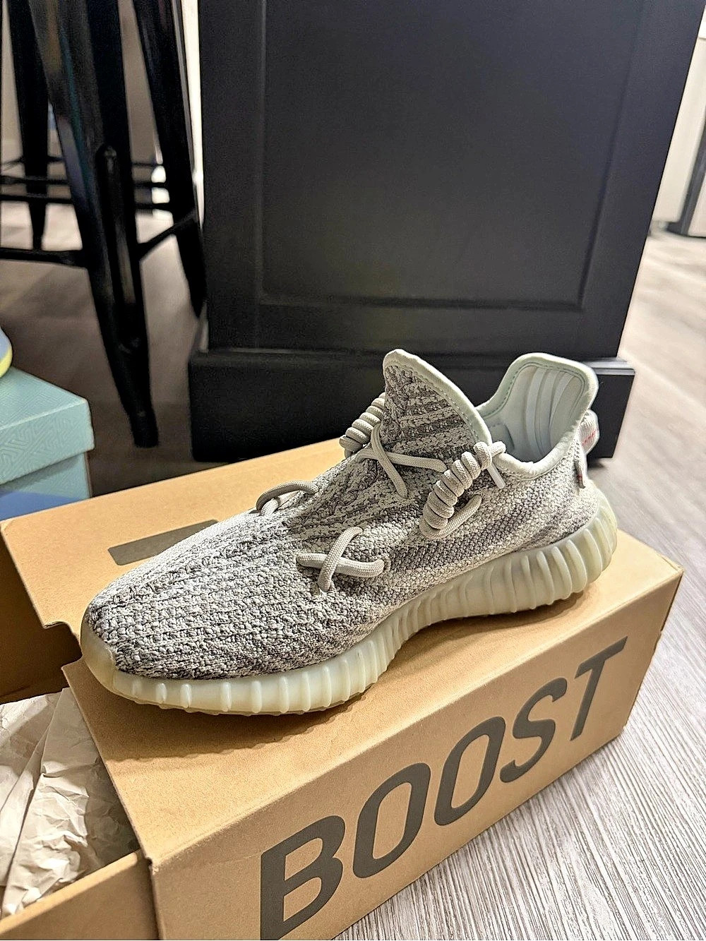 Adidas Yeezy Boost 350 V2 Static Gray & White Sneakers